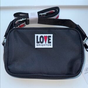 Brighton Love Black Shoulder Bag
